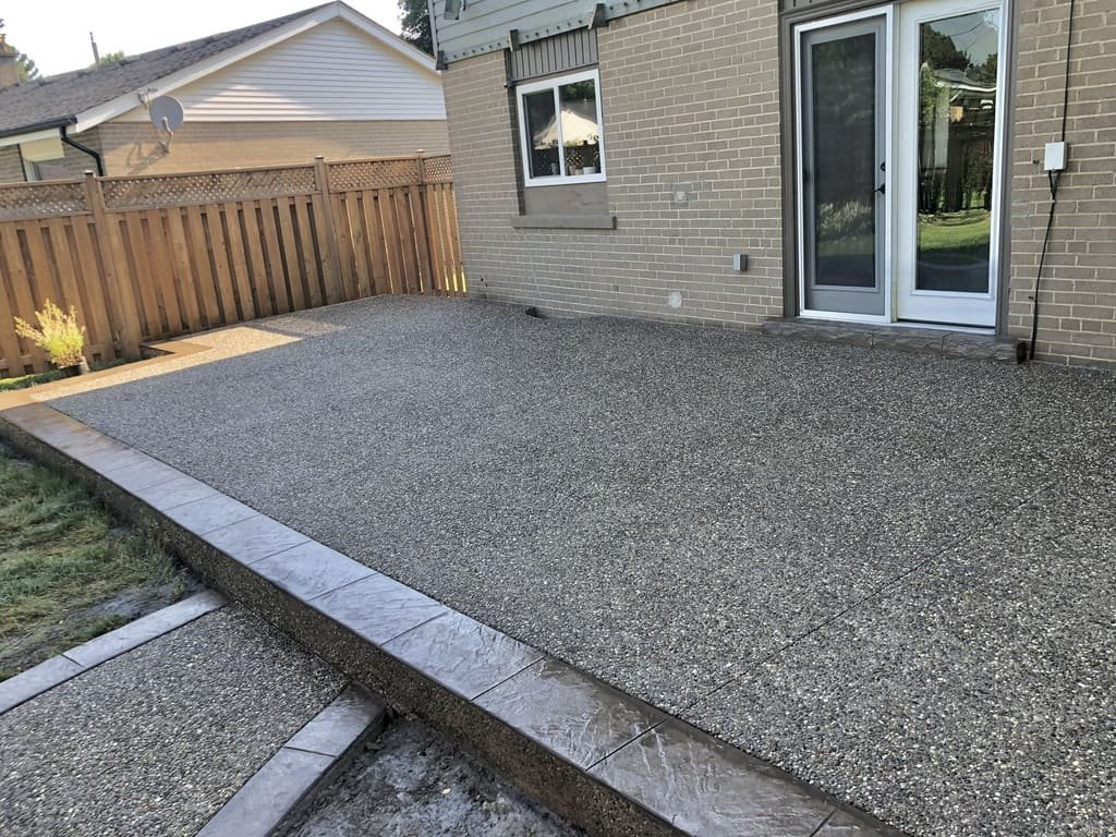 Patio Stamped Concrete